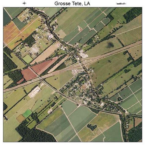 aerial photography map  grosse tete la louisiana
