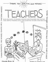 Coloring Teachers Mandy Groce sketch template