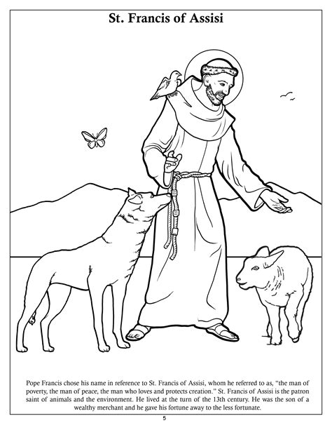 pope francis coloring  activity book  holy   color