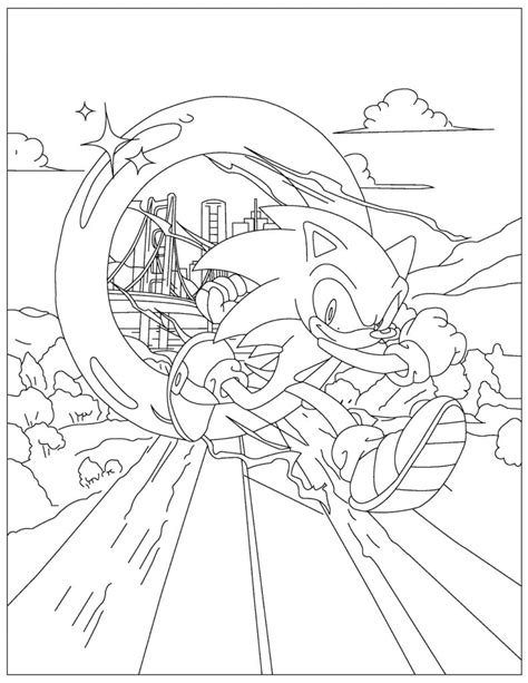 sonic coloring pages    verbnow
