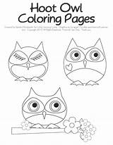 Owls Tootsie sketch template