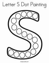 Dot Letter Painting Coloring Worksheet Noodle Twisty Letters Pages Worksheets Preschool Twistynoodle Printable Alphabet Trace Tracing Sun Starts Print Favorites sketch template