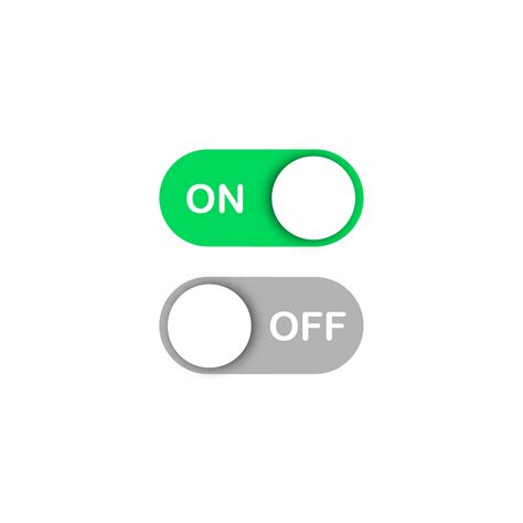 toggle switch buttons icon  app  ui user interface vector  vector art