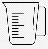 Measuring Cup Clipart Comments Pinclipart sketch template