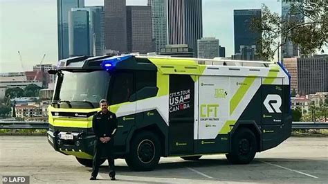 la fire department buys  electric fire engine  run
