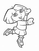 Coloring Ice Pages Skating Dora Colouring Print Printable Kids Popular Coloringhome sketch template