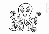 Octopus Preschoolers sketch template