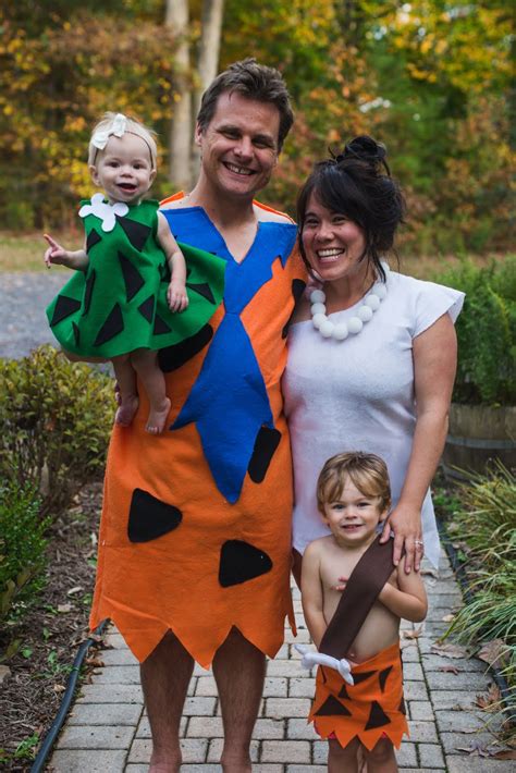 domestic fashionista flintstones family halloween costume