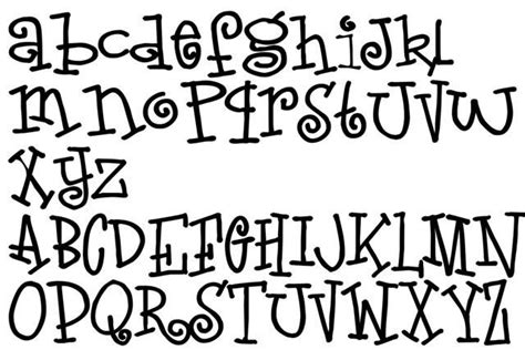 Font Alphabet Estilos De Letras Letras Del Alfabeto