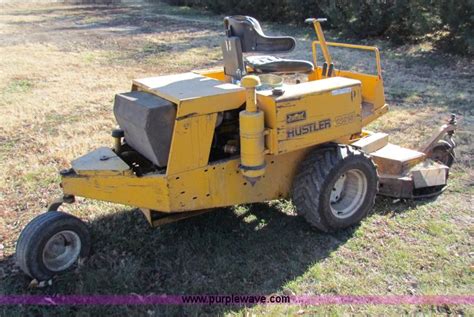 hustler 295 ztr lawn mower no reserve auction on tuesday