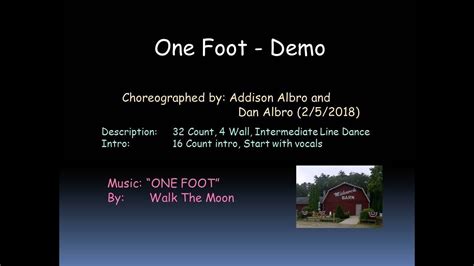 foot demo youtube