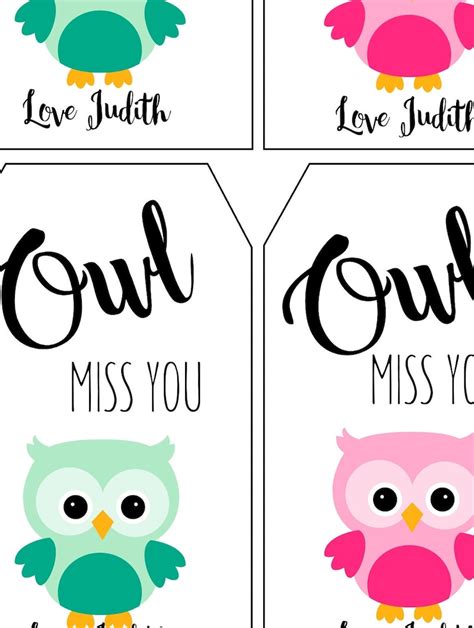 owl    printable tags printable templates