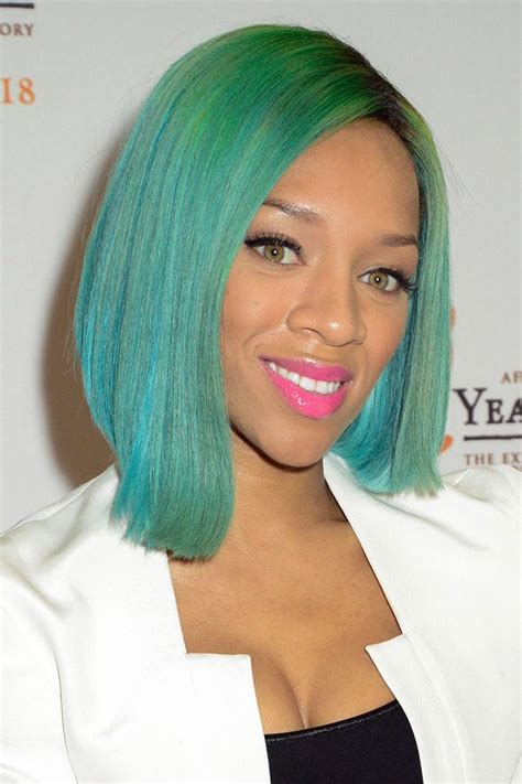 lil mama blue green hair