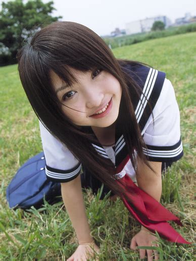 yoshiko suenaga japanese cute idol sexy japanese school girl uniform