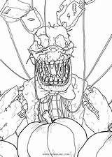 Fnaf Freddy Nights Kolorowanki Withered Dibujos Nightmare Freddys Dredy Kolorowanka sketch template