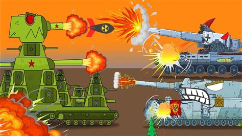 Tank Kb 44 Menyerang Monster Dunia Tank Kartun Tentang