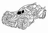Batmobile Pintar sketch template
