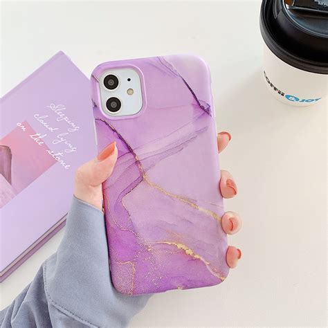 marble crack matte phone cases for iphone 12 mini 11 pro max se 2020 xs