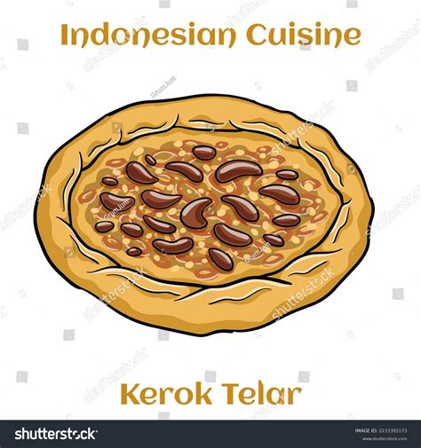Kerak Telor Traditional Food Betawi Jakarta Stock Vector Royalty Free