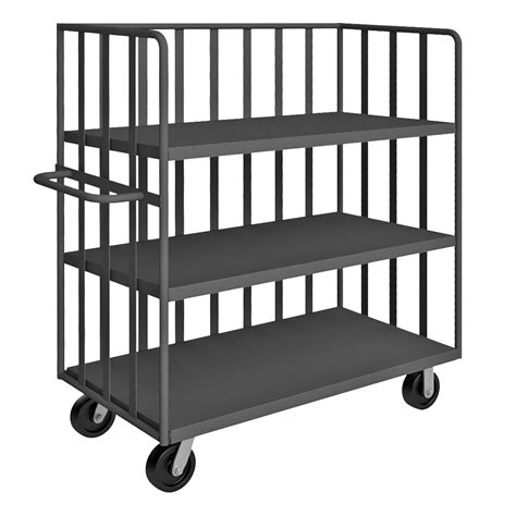 open portable truck  shelves  base shelf  lbs capacity