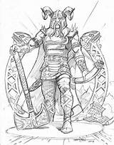Norse Heimdall Goddesses Warrior Colouring Printablefreecoloring Distinguish Diety Bavipower Thor sketch template