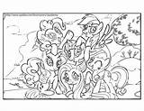 Pony Coloring Little Pages Friendship Magic Print Mlp Alternate Book Rainbow Kids Equestria Girls Dash sketch template
