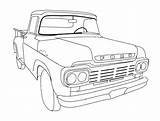 Coloring Truck Pages Lifted Ford Getcolorings sketch template
