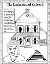 Coloring Tubman Harriet History Pages Railroad Underground Month Kids Sheets Activities Printable Projects Clipart Crafts African Civil Popular Library Thurgood sketch template