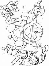 Doraemon Cartoon sketch template