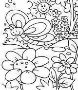 Coloring Spring Pages Kids Flower Season Color Christian Grade Pdf Springtime First Sheet Welcome Sheets Drawing Printable Graders Preschool Flowers sketch template