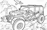 Jeep Coloring Pages Wrangler Road Off Army Safari Kids Teraflex Jeeps Offroad Car Colouring Truck Drawing Ausmalbilder Print Adults Ausmalen sketch template