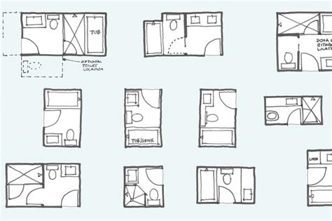 Bathroom Floor Plans Top 11 Ideas For Rectangular Small Narrow