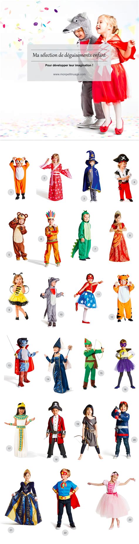 ma selection de deguisements enfant pour le carnaval blog lifestyle