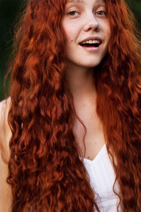 Wavy Red Hair Curly Red Hair Pinterest Beautiful