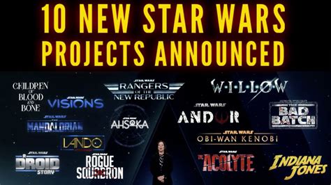 star wars projects announced youtube