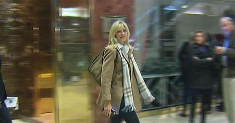 Trump S Ex Wife Marla Maples Spotted At Trump Tower Cbs News