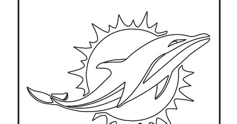 miami dolphins coloring pages tedy printable activities