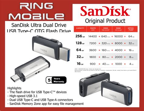 original sandisk ultra dual drive gb gb gb gb  gb usb type  otg