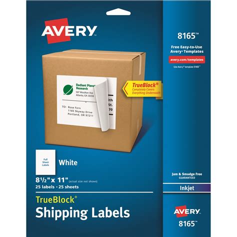 avery  sheet label