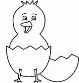 Chick Hatching Baby Coloring Easter Template Egg Pages Chicken Clipart Clip Cliparts Chicks Legs Eggs Bigactivities Tattoo Library Happy Popular sketch template