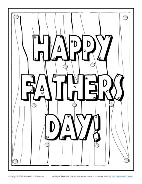 printable fathers day greeting cards  sunday school zone