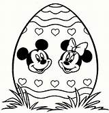 Coloring Easter Pages Mickey Mouse Disney Religious Printable sketch template