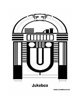 Music Player Jukebox Record sketch template