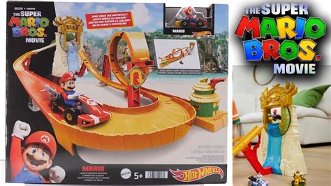 New Hot Wheels The Super Mario Bros Movie Mario Jungle Kingdom Raceway