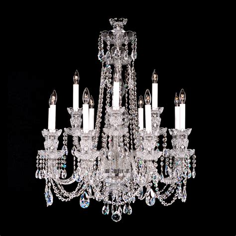medium  light crystal chandelier  swarovski    kings chandelier