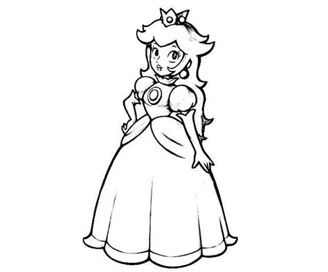 princess peach coloring pages princess peach coloring pages