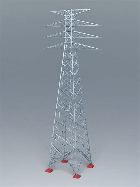 transmission power tower  model ds max files   modeling   cadnav