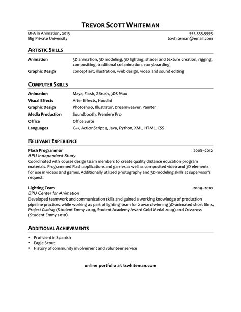 grovers english formatting  resume