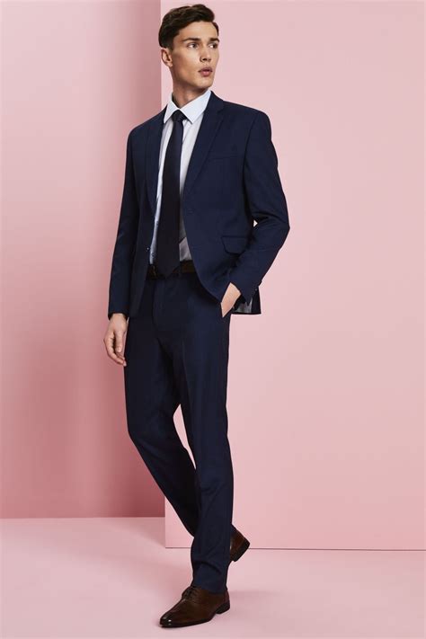 contemporary mens modern fit  piece suit contemporary blue shop  workwear  simon