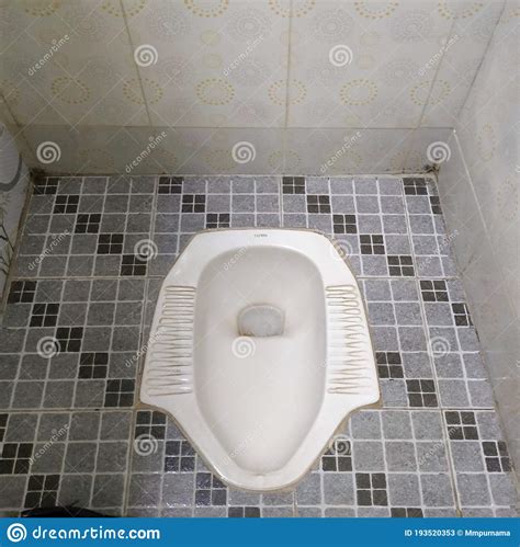 asian squat toilet stock image image of device engineering 193520353